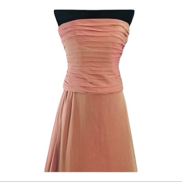 MICHAELANGELO VINTAGE 90s Strapless Prom Dress with Wrap 4 - Picture 9 of 14